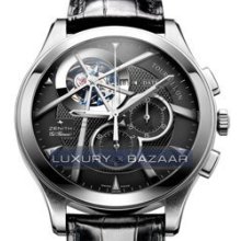 Class Tourbillon (WG/Black Guilloche/Leather)