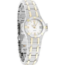 Concord Ladies Saratoga 18k Gold Stainless Steel Watch Model 0310564