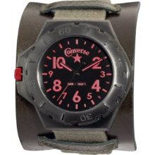 Converse Men's Vr006305 Bootleg Culture Army Green Strap Watch