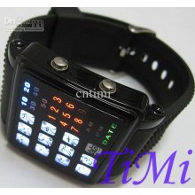 Cool Mix Led Dot Matrix Digital Sport Mens Watch Nr Fashion Style