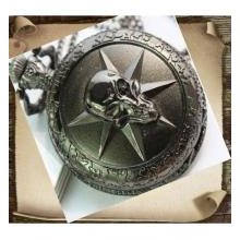 Cool Retro Pirate Ghost Quartz Pocket Watch