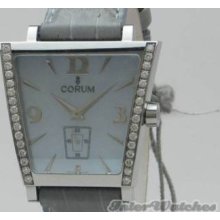 Corum Coin Watch Chronograph Steel Asymetrical Quartz