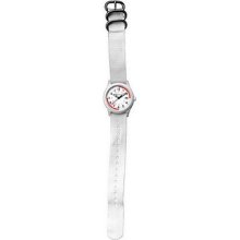 Dakota Watch 4060-1 Plastic Sport, Nurse Series, Midsize, White Dial,white Strap