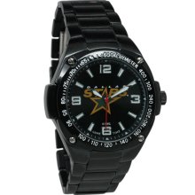 Dallas Star watch : Dallas Stars Stainless Steel Warrior Watch - Black