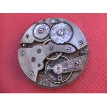 Depose Movement Of Pocket Watch For Repair Unique Rare
