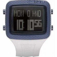 Diesel Space Age White Digital Mens Watch Dz7215