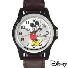 Disney Unisex Watch Mck617bb, Mickey Mouse Watch, With Moving Hands, Large 40mm
