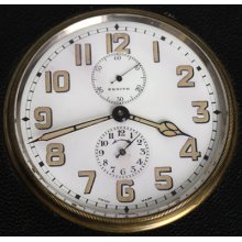 Earle Zenith Swiss Travel Alarm Pocket Watch I Ww Top