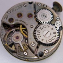 Early Tissot 19.4 15 Jewels Watch Movement For Part