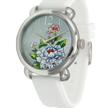 Ed Hardy Women's Fountain White Watch