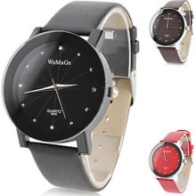 Edition Women's Vogue PU Leather Analog Quartz Wrist Watch (Assorted Colors)