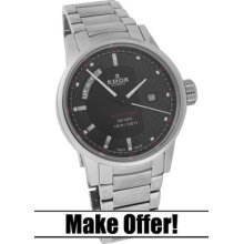 Edox Wrc Automatic Rally Timer Men's Luxury Watch 83009 3 Nin