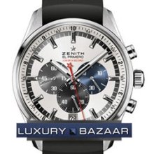 El Primero Striking 10th Chronograph ( SS / Silver /Rubber)