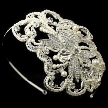 Elegance by carbonneau hp-9611-s-dw silver diam - Silver Diamond White