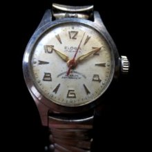 Eloga- Vintage Swiss Manual Wind 17 J. Mechanical Women's Wristwatch; Watch Runs