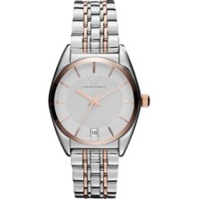 Emporio Armani Watch, Womens Two Tone Stainless Steel Bracelet 31mm AR