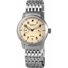 Engelhardt Army Watches, Automatic Watch, Light Dial, Date, Power Reserve