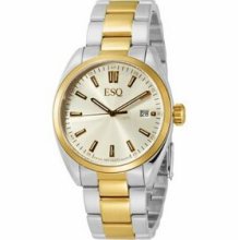 Esq By Movado Men`s Sport Classic Two-tone-stainless-steel Yellow R