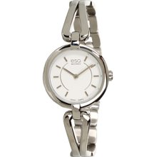 Esq Movado Watch, Womens Swiss Corbel Stainless Steel Bangle Bracelet