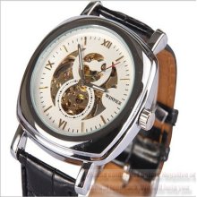 Fashion Menchanical Mens Watch Hours Clock Luxury Sport Wrist Watch 0146