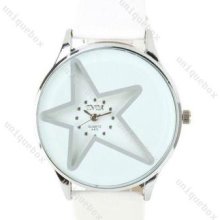 Fashion Women Lady Leather Band Analog Quartz Classic Wrist Watch 5 Colors