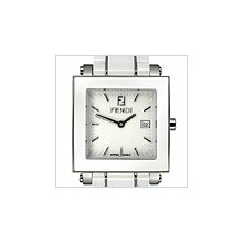 Fendi White Ceramic Quadro Womens Watch F622140