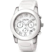 FOLLI FOLLIE Ladies' Classy Chic White Ceramic & Stainless Steel Watch
