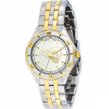 Football Watches - Men's Two Tone Stainless Steel St. Louis Rams Watch