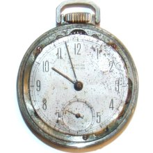For Parts - Rough Westclox Pocket Ben Vintage Pocket Watch