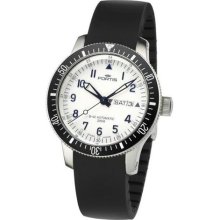 Fortis Men's 648.10.12 K B-42 Diver Automatic Rotating Bezel Rubb ...