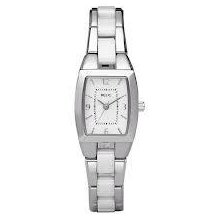 Fossil Relic Women's White Ceramic & Stainless Steel Watch White Dial Zr34091