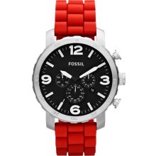 Fossil Resin Chronograph Mens Watch JR1443