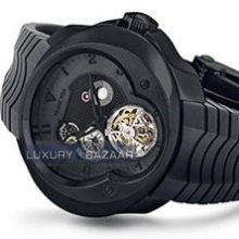 Franc Vila El Bandido Tourbillon Planetaire 5 Days Power Reserve (SS / Black / Strap)