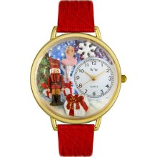 G-1220010 Christmas Nutcracker Watch in Gold