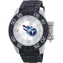 Game Time Watch, Mens Tennessee Titans Black Polyurethane Strap 47mm N
