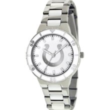 Game Time Watch, Womens Indianapolis Colts White Ceramic and Stainless