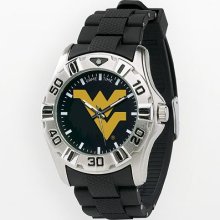 Game Time West Virginia Mountaineers Silver Tone Mvp Watch - Men