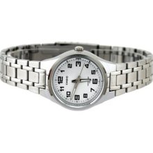 Genuine Casio Ltp1310d-7bv Analog Ladies Quartz Stainless Steel Silver Watch