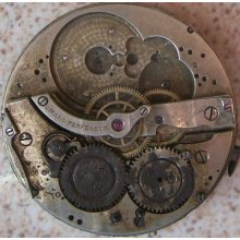 Girard Perregaux Chronograph Pocket Watch Movement Parts 45 Mm. In Diameter