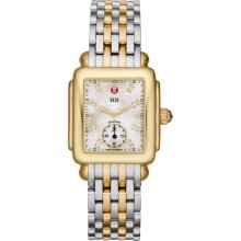 Gold MICHELE Deco 16 Non-Diamond Gold Watch Head - Jewelry