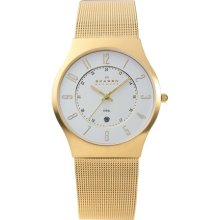 Gold Tone Mesh Watch