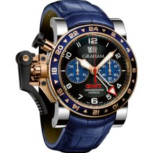 Graham Oversize GMT Steel and Gold 2OVGG.B26A