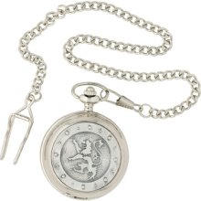 Great Gift: Scotland Pocket Watch Mechanical Full Hunter Men Lion Rampant