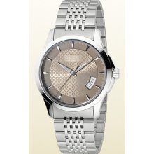 Gucci Ya126412 Brown Ya126417 Silver G-timeless Medium Version Automatic Movemen