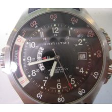 Hamilton Khaki Eto Men's Watch Automatic 25 Jewels Sapphire Original Swiss