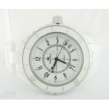 Haorui White Fully Ceramic Quartz Watch Japanese Watch For Women Wat