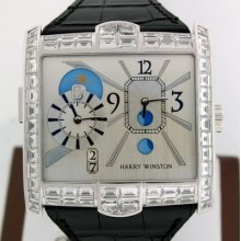 Harry Winston Avenue Squared A2 Dual Time $200,900.00 Limited Edition Watch.
