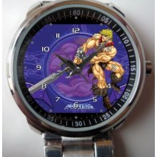 Heman Sporty Stainless Steel Analog Wrist Watch HOT