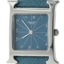 Hermes Paris Hh1.510 Stainless Steel Blue Swiss Quartz Ladies Watch