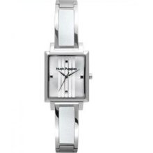 Hush Puppies HP.3541L04.1522 Freestyle Stainless Steel and Leather Watch - Silver-White